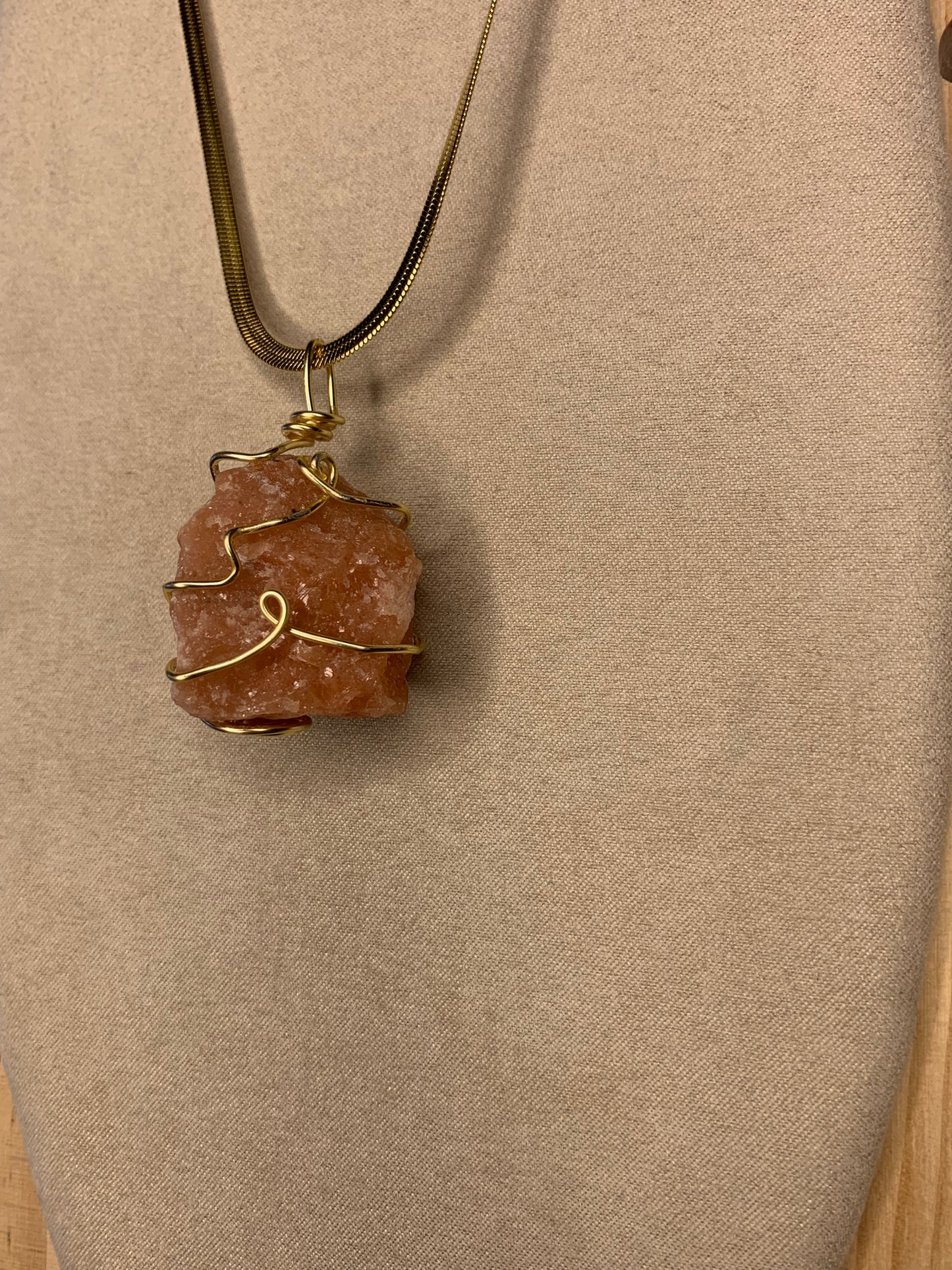 Crystal necklace (non tarnish)