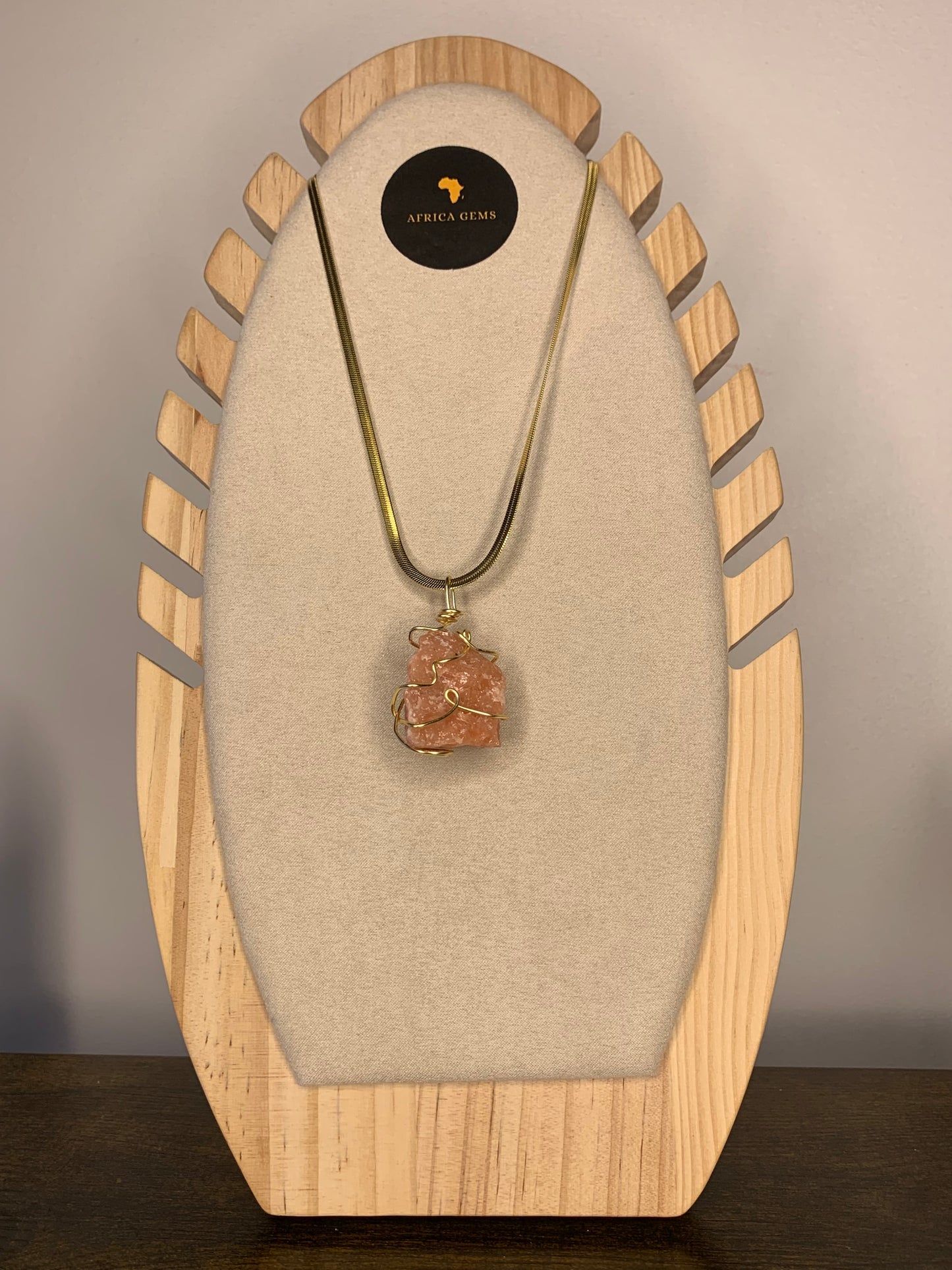 Crystal necklace (non tarnish)