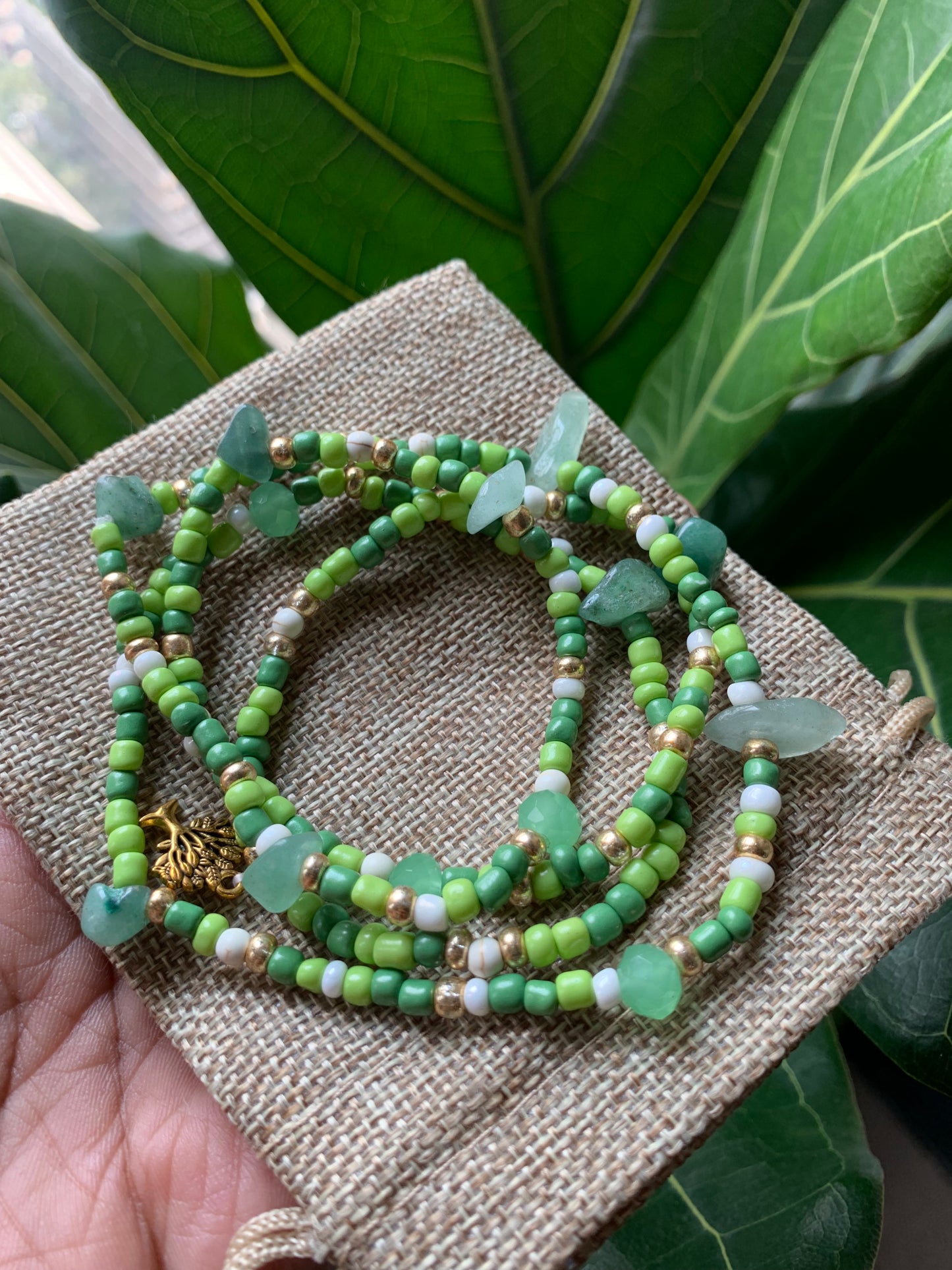 Waistbeads (Aventurine)
